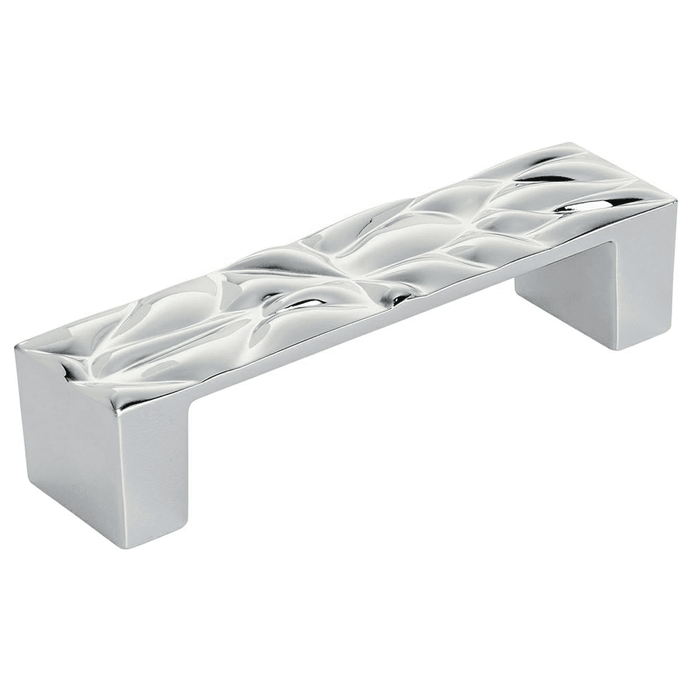 3-3/4" Calathea Handle Pull, Polished Chrome