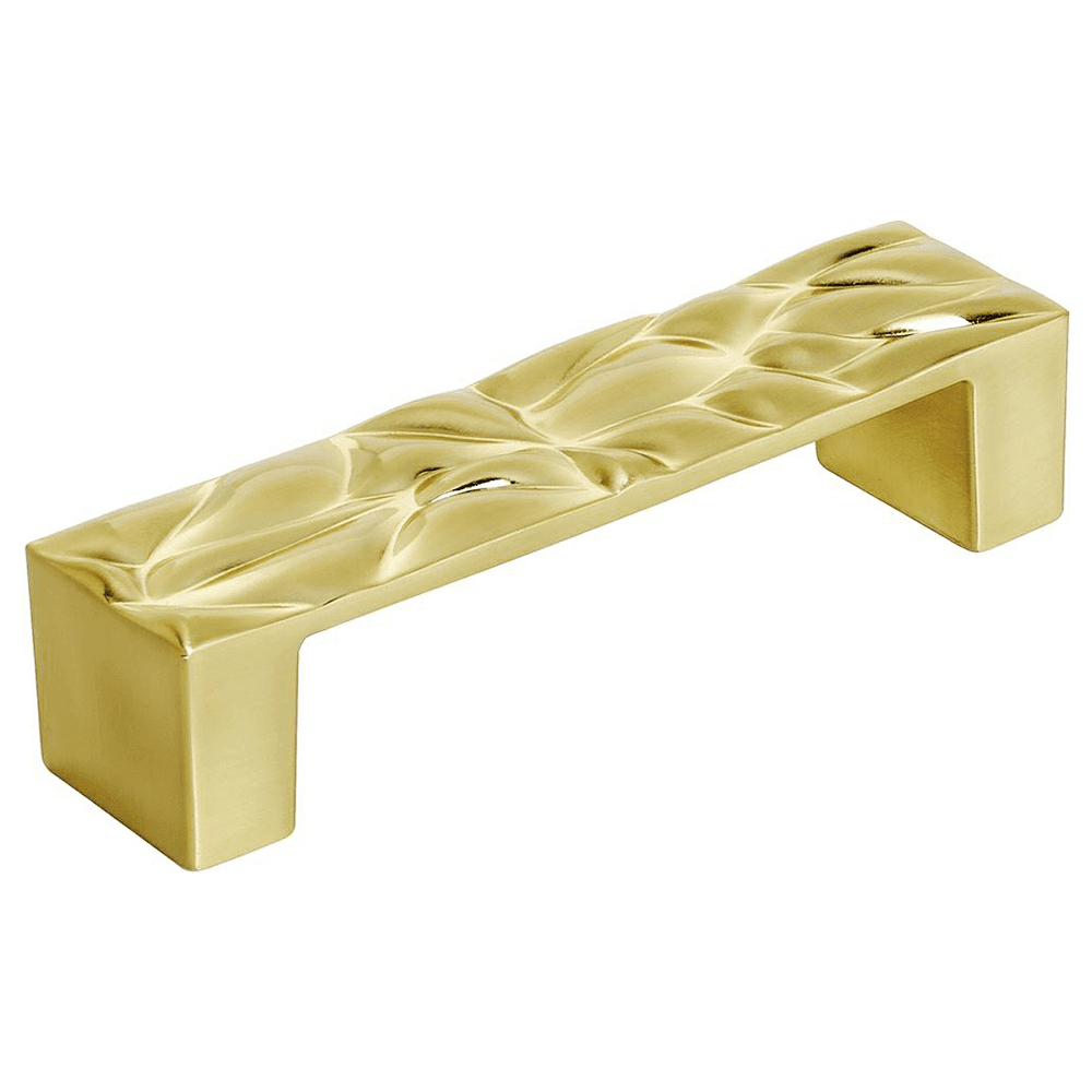 3-3/4" Calathea Handle Pull, Brushed Gold