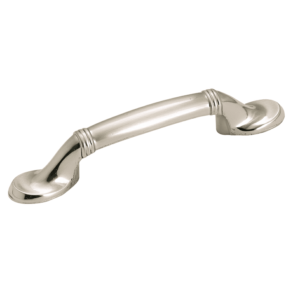 3" Sterling Traditions Handle Pull, Sterling Nickel, 5-1/4" Length