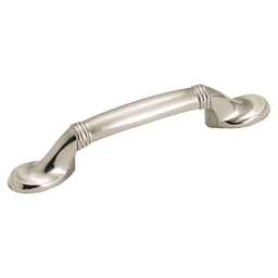 3" Sterling Traditions Handle Pull, Sterling Nickel, 5-1/4" Length