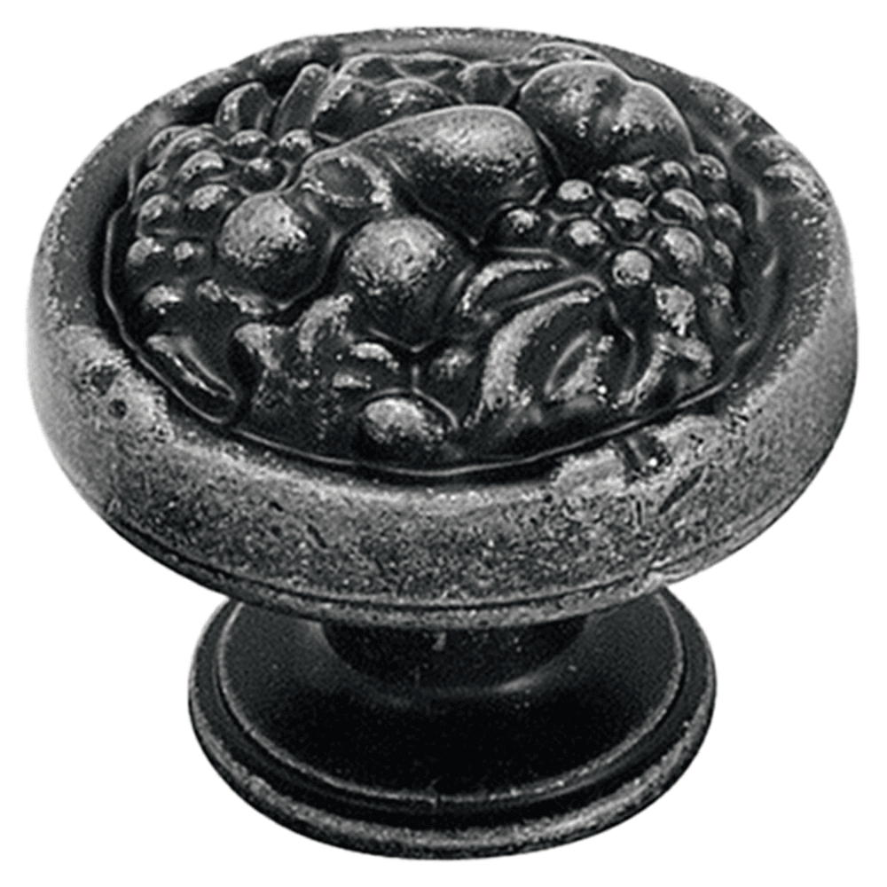 1-3/8" Natural Elegance Round Knob, Wrought Iron