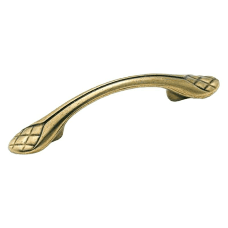 3" True Elegance Arch Pull, Burnished Brass