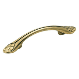 3" True Elegance Arch Pull, Burnished Brass