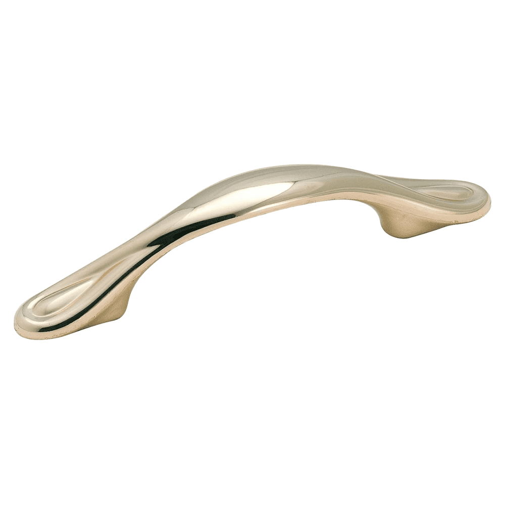 3" Reflections Arch Pull, Regency Brass