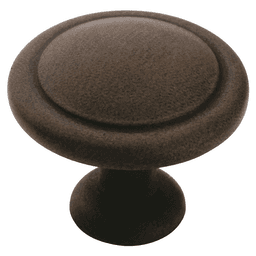 1-1/4" Everyday Heritage Round Knob, Antique Rust, 1-1/16" Projection