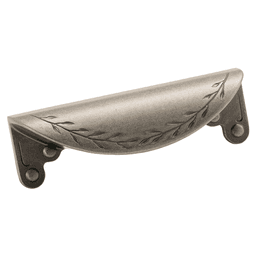 3" Nature's Splendor Cup Pull, Weathered Nickel