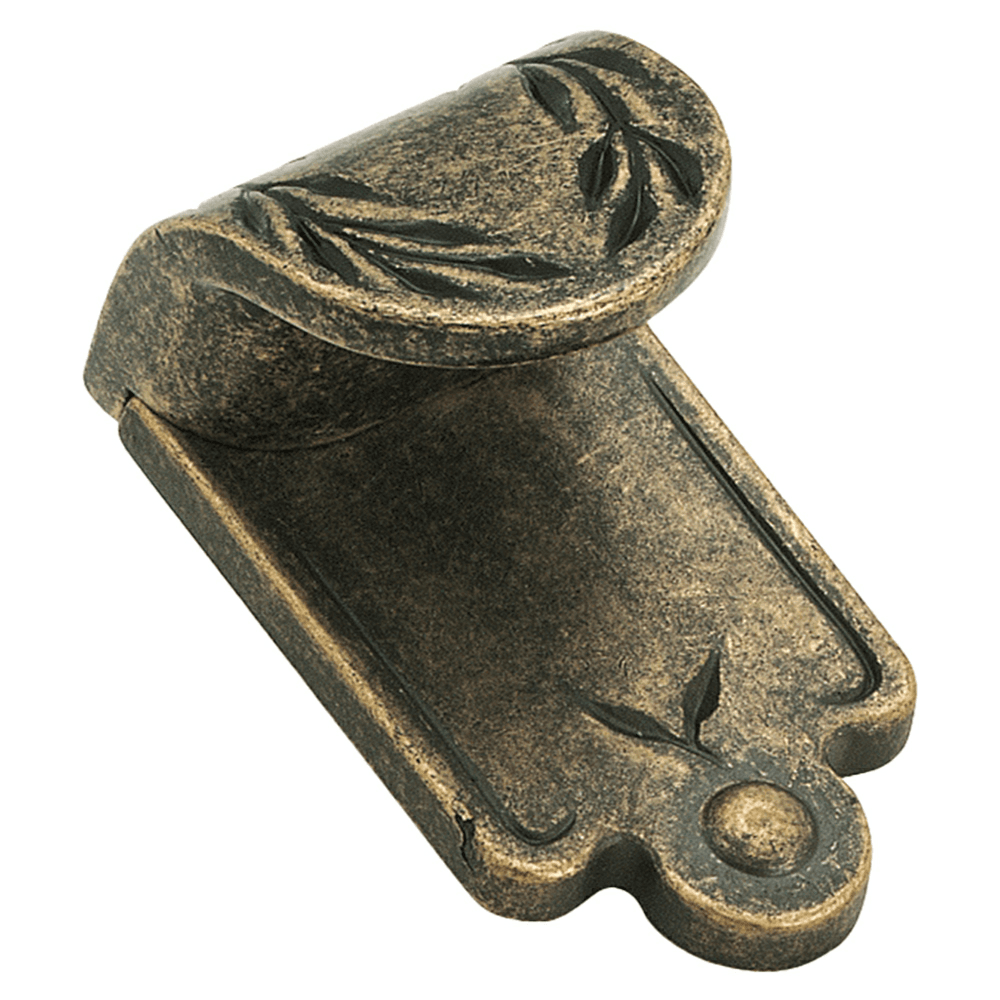 1-7/8" Nature's Splendor Finger Pull, Weathered Brass