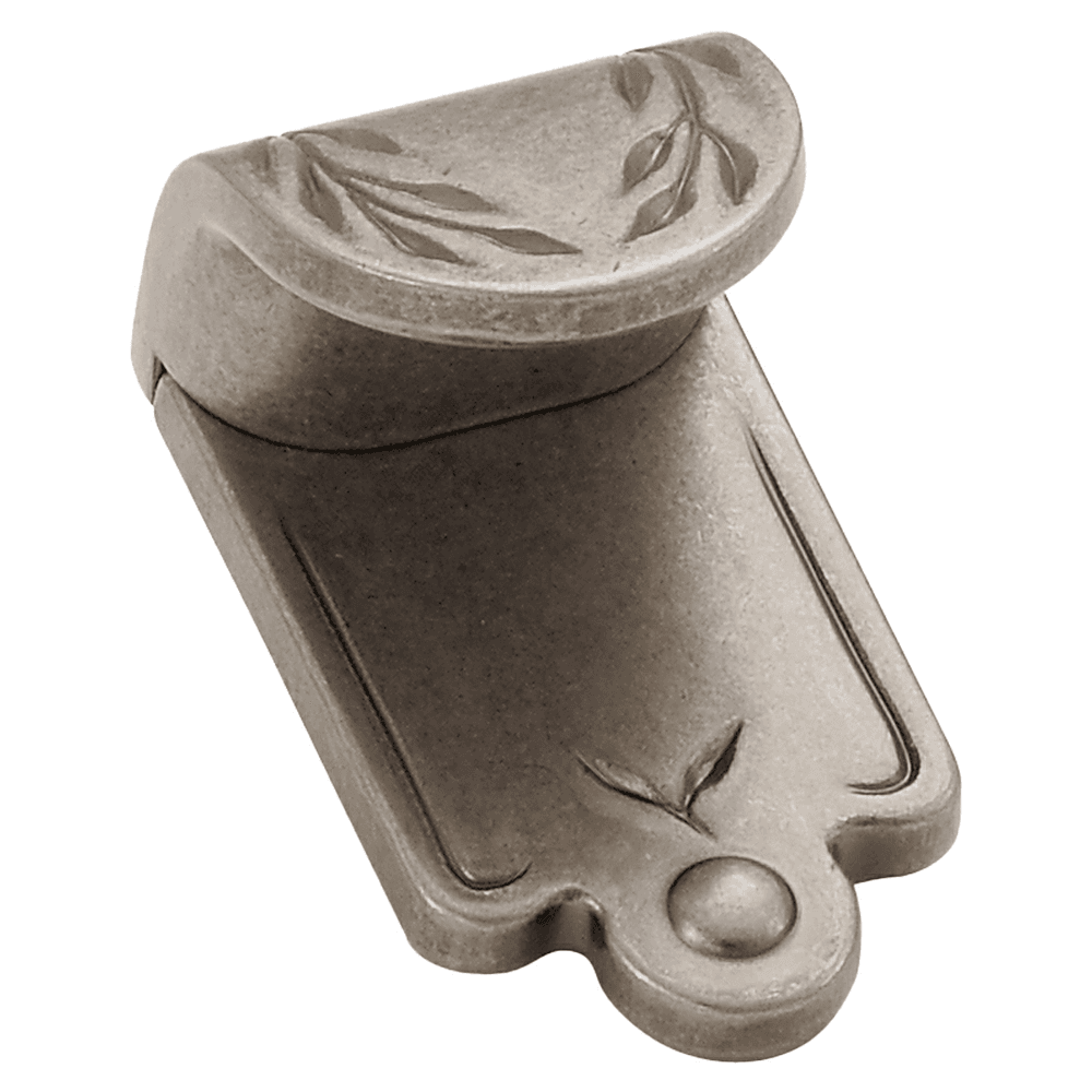 1-7/8" Nature's Splendor Finger Pull, Weathered Nickel