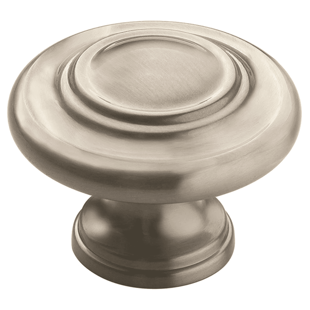 1-3/4" Inspirations 3-Ring Knob, Satin Nickel