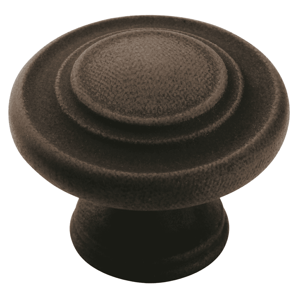 1-5/16" Inspirations 3-Ring Knob, Antique Rust