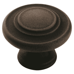 1-5/16" Inspirations 3-Ring Knob, Antique Rust