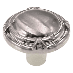 1-3/8" Clearance Round Knob, Sterling Nickel