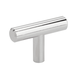 1-15/16" T-Knob, Polished Chrome