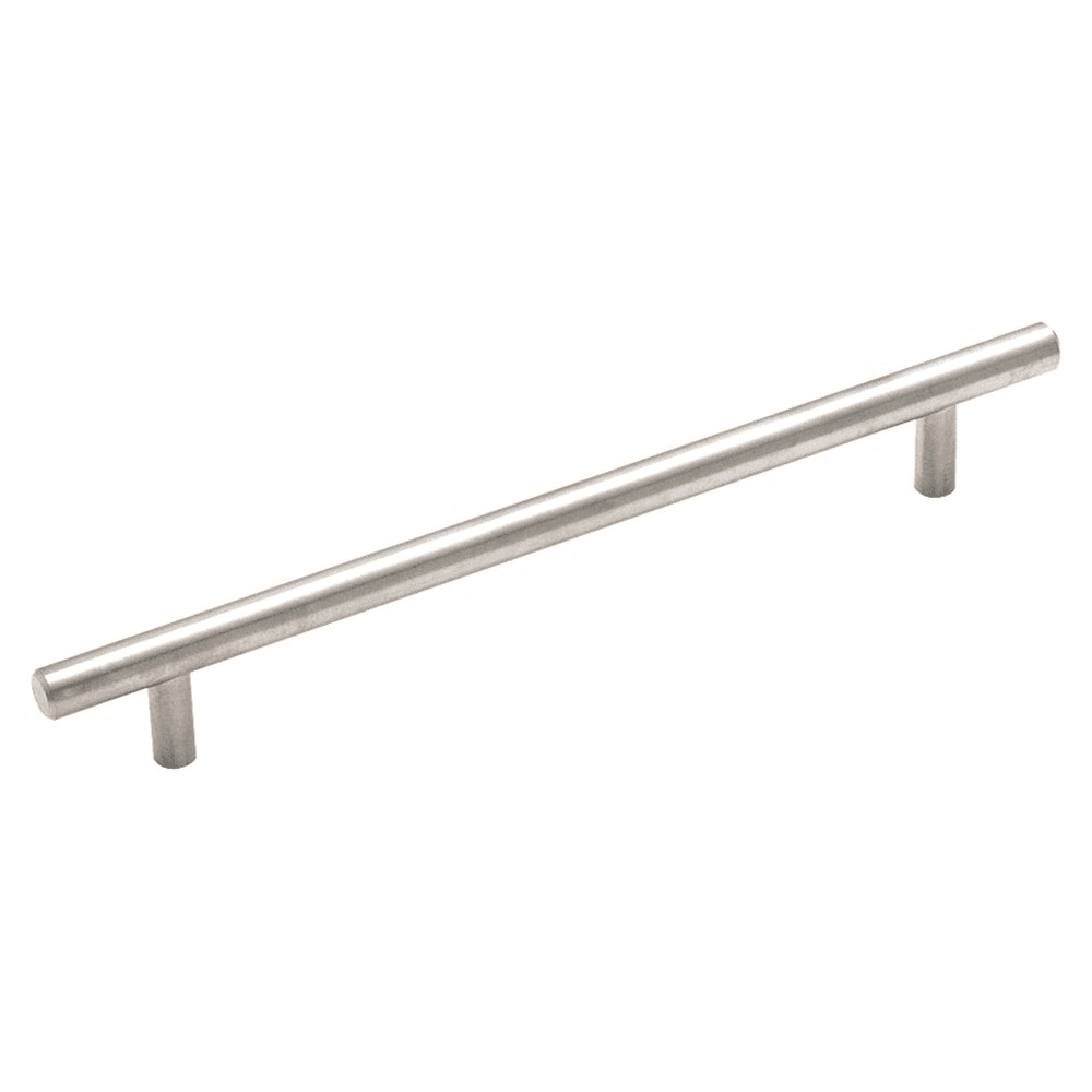 7-9/16" T-Bar Pull, Stainless Steel, 9-15/16" Length