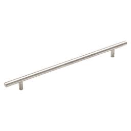 10-1/16" T-Bar Pull, Sterling Nickel, 13-1/4" Length