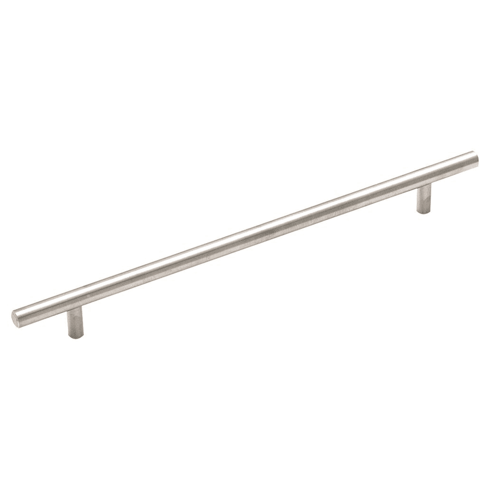 10-1/16" T-Bar Pull, Stainless Steel, 13-1/4" Length