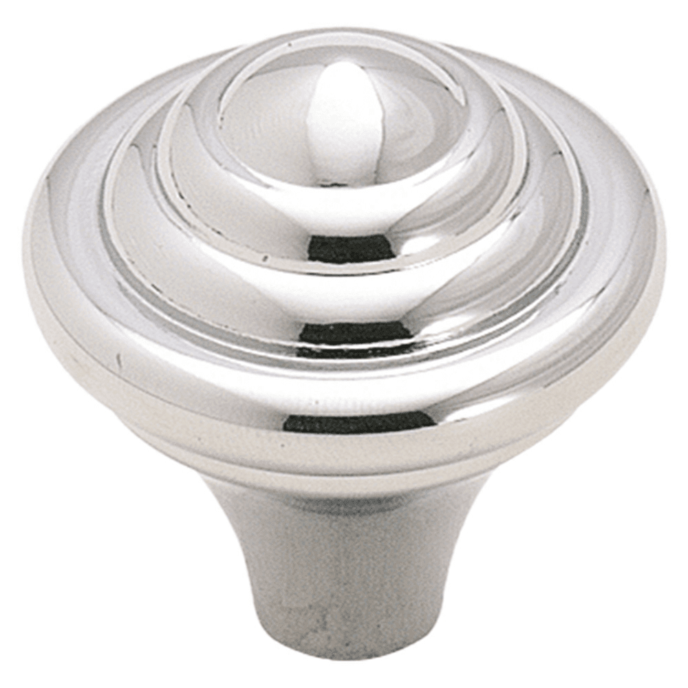 1-1/4" Divinity Round Knob, Polished Chrome