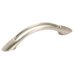 3" Essential'Z Arch Pull, Satin Nickel