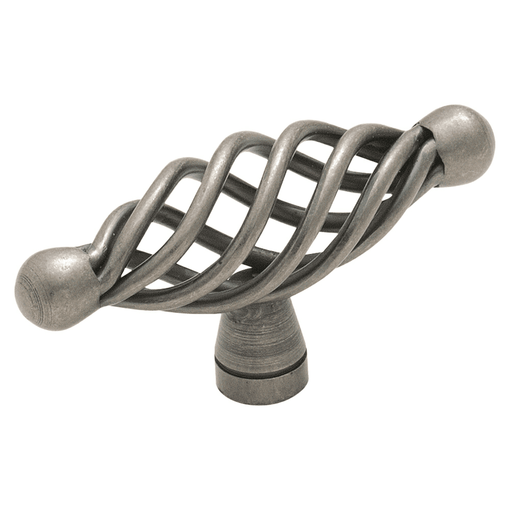 2-3/4" Village Classics Birdcage Knob, Weathered Nickel