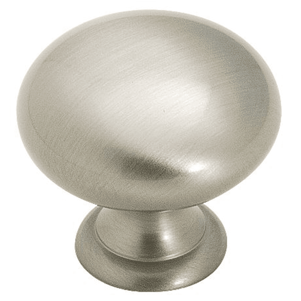 1-1/4" Allison ™ Value Round Knob, Satin Nickel Finish, 1-3/8" Projection