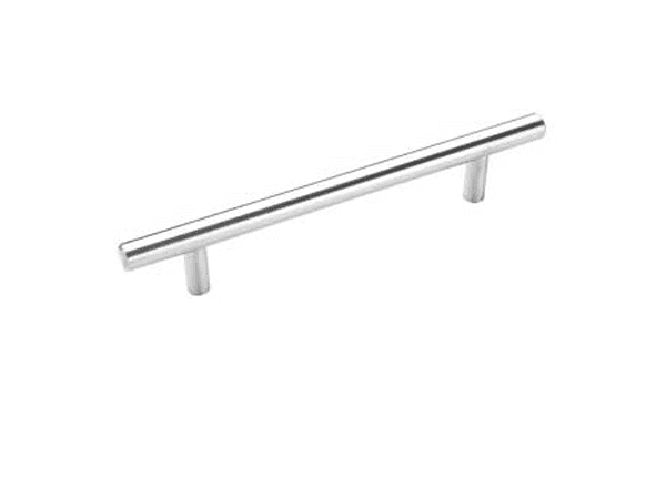 5-1/16" T-Bar Pull, Stainless Steel, 7-3/8" Length