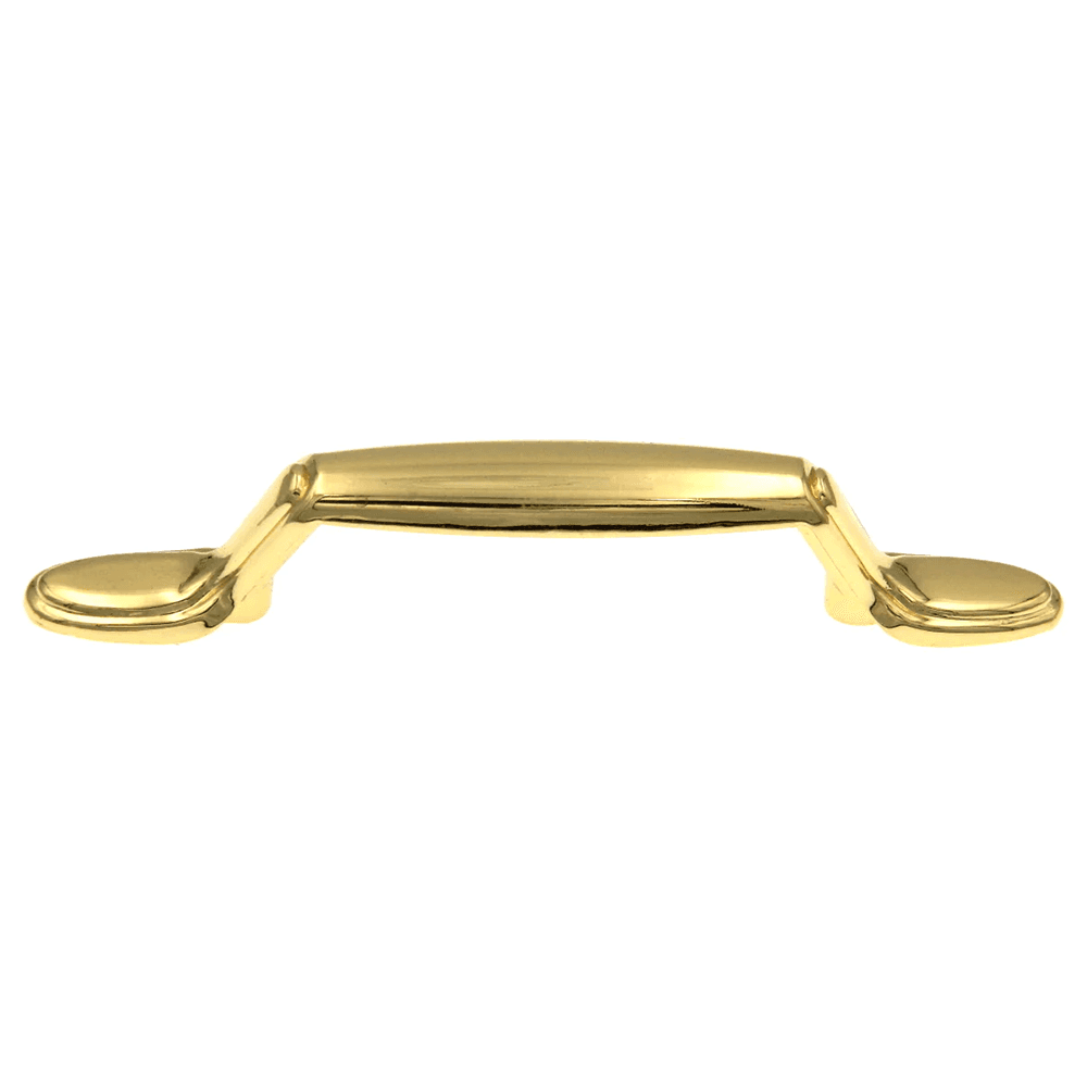 3" Allison Value Hardware Handle Pull, Polished Brass, 5" Length