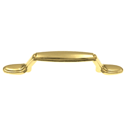 3" Allison Value Hardware Handle Pull, Polished Brass, 5" Length