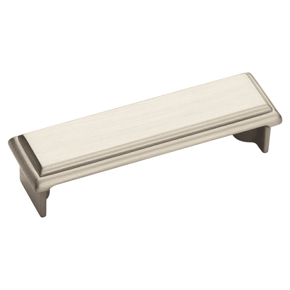 3" Manor Cup Pull, Satin Nickel