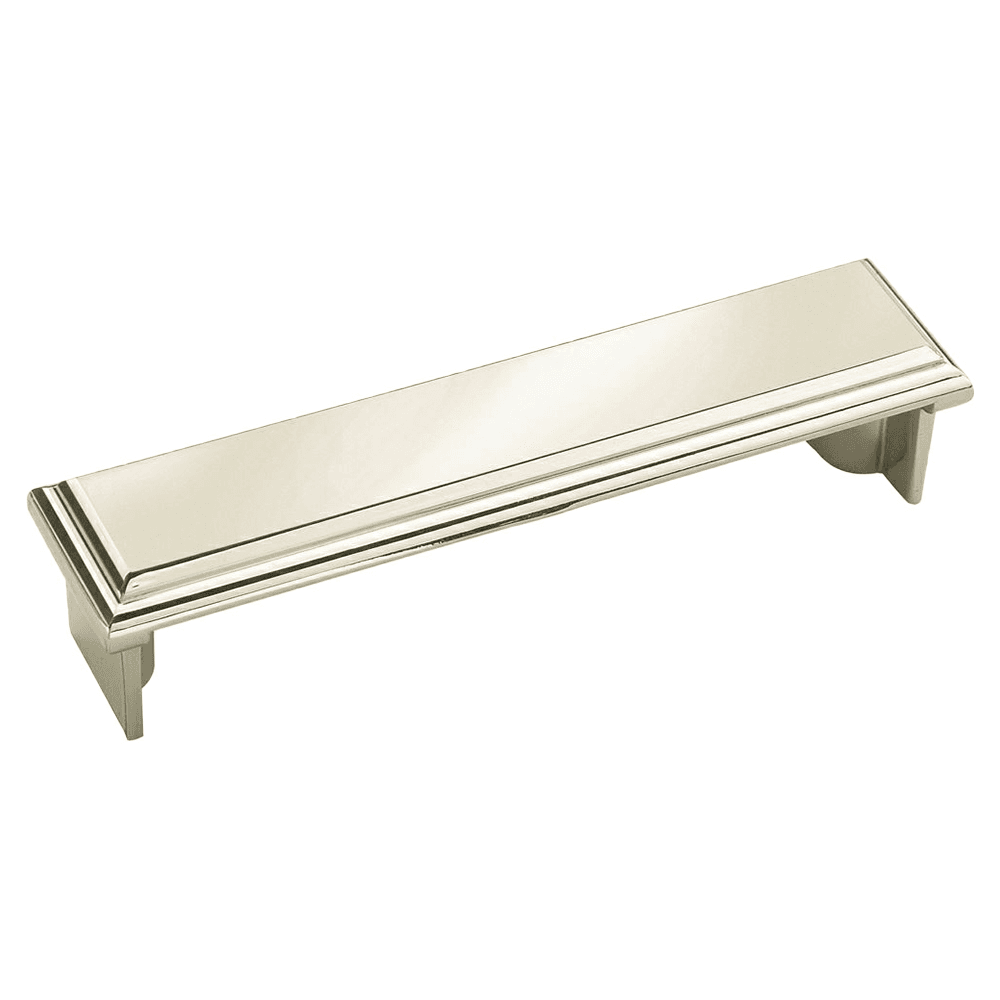 3-3/4" Manor Cup Pull, Polished Nickel