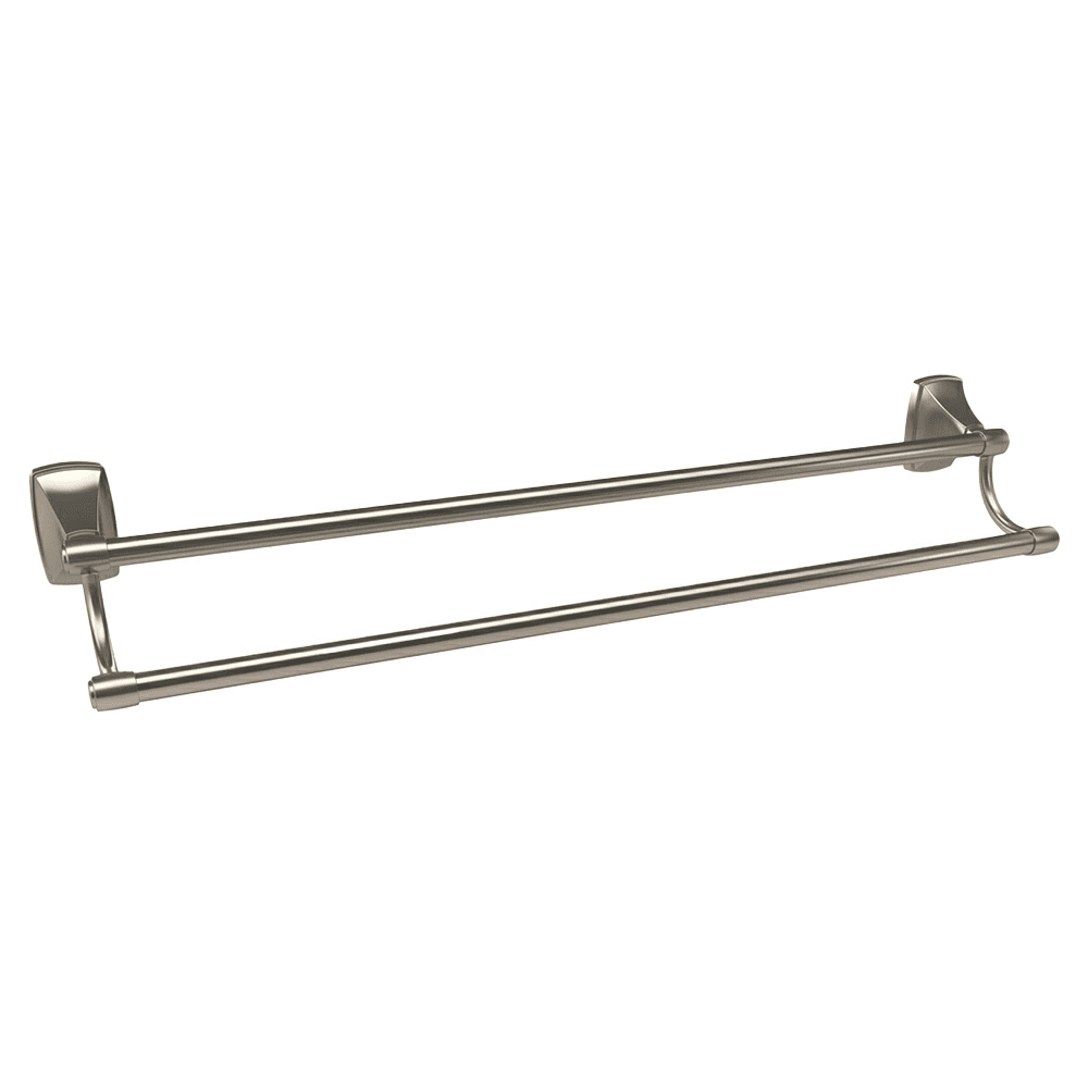 Clarendon 24" Double Towel Bar, Satin Nickel