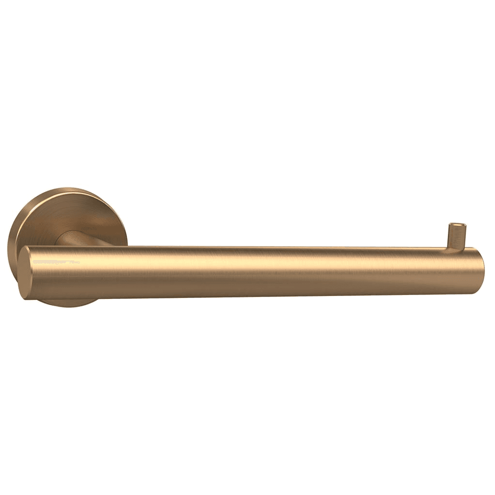 ARRONDI™ Single Post Tissue Roll Holder, Golden Champagne