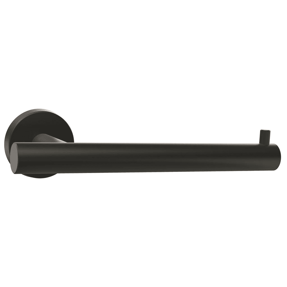 ARRONDI™ Single Post Tissue Roll Holder, Matte Black