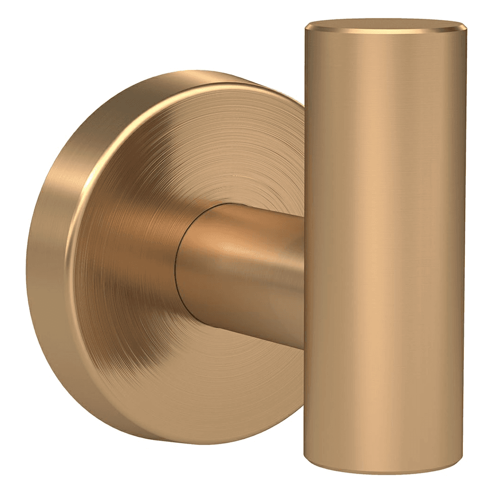 2-1/4" x 2-1/8" Single Robe Hook, Golden Champagne Finish