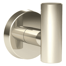 2-1/4" x 2-1/8" Single Robe Hook, Polished Stainless Steel Finish