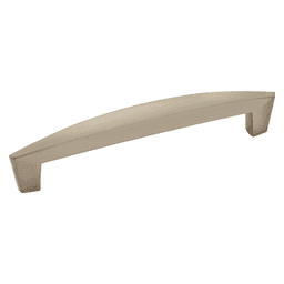 128mm Creased Bow™ Bar Pull, Satin Nickel