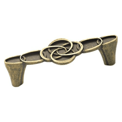 3" Marsden Handle Pull, Weathered Brass