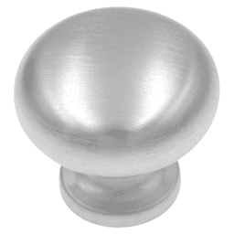 1-3/16" Allison Value Hardware Round Knob, Brushed Chrome