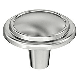 1-1/4" Hatfield Round Cabinet Knob, Polished Chrome