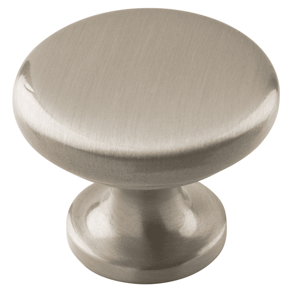 1-3/16" Allison ™ Value Round Knob, Satin Nickel Finish, 1-3/16" Length