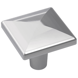 1-1/2" Extensity Square Knob, Polished Chrome