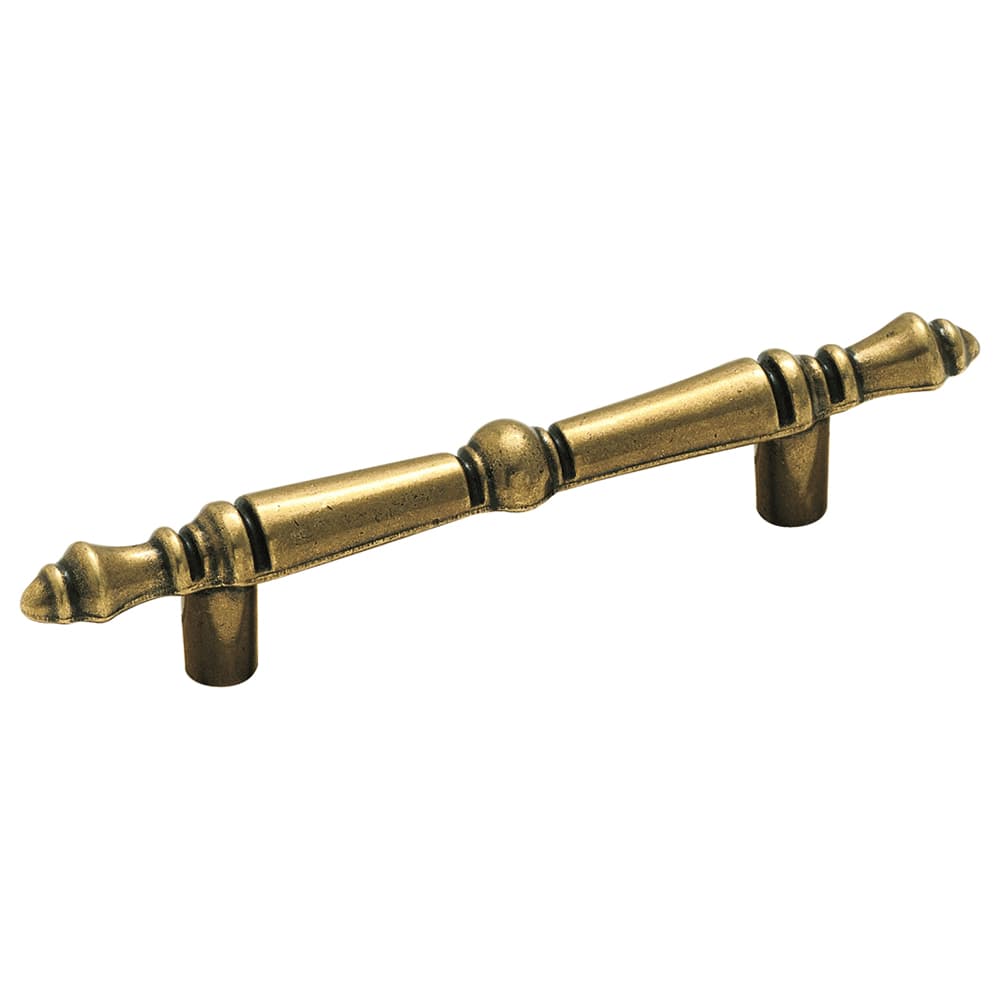 3" Allison Handle Pull, Burnished Brass, 5" Length