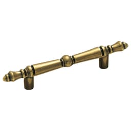 3" Allison Handle Pull, Burnished Brass, 5" Length