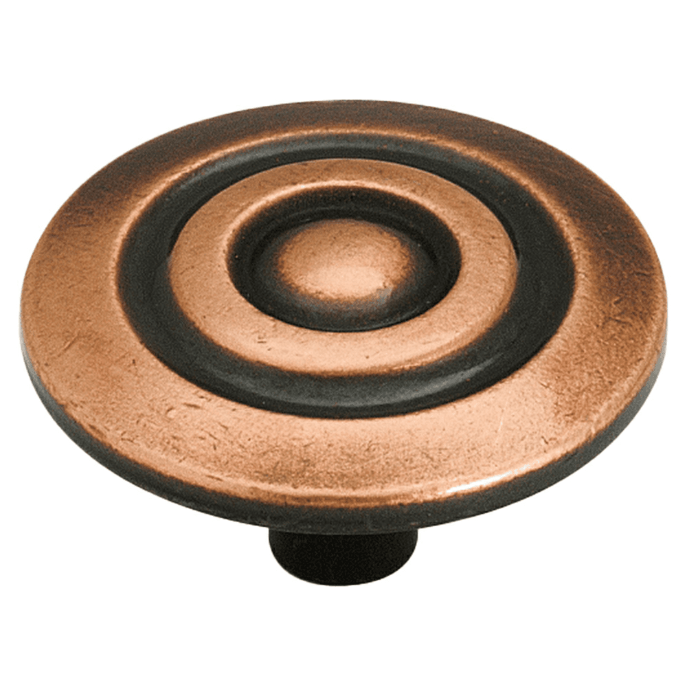 1-1/2" Everyday Heritage Round Knob, Antique Copper, 7/8" Projection