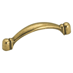 3" Everyday Heritage Arch Pull, Burnished Brass, 3-7/16" Length