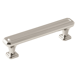 96mm Wells Handle Pull, Polished Nickel