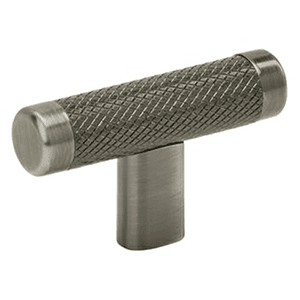 2-5/8" Bronx Cabinet T-Knob, Gunmetal