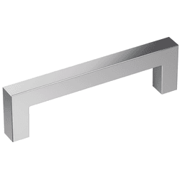 96mm Monument Bar Pull, Polished Chrome