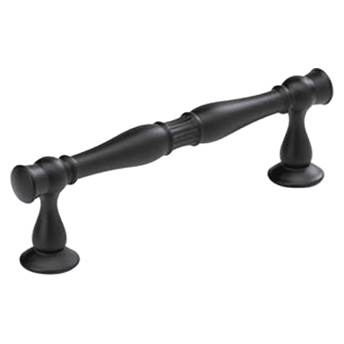 3-3/4" Crawford Cabinet Pull, Matte Black