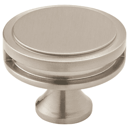 1-3/4" Oberon Round Knob, Satin Nickel Finish