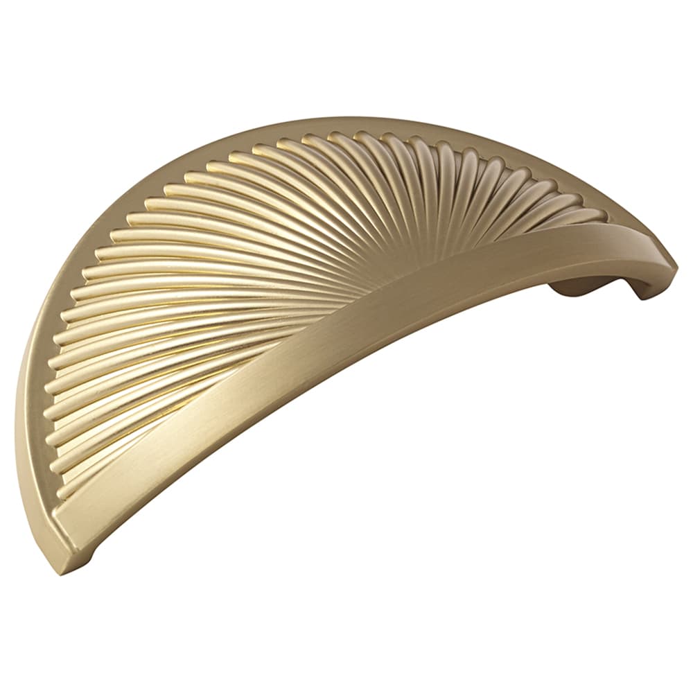 3" Sea Grass Cup Pull, Golden Champagne